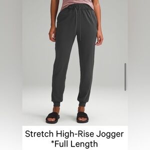 Lululemon charcoal gray stretch joggers size 14